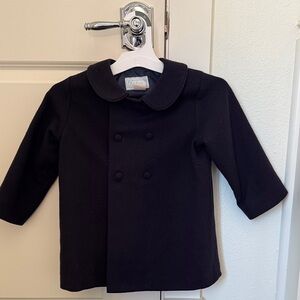 Classic Girls' Navy Wool Peacoat